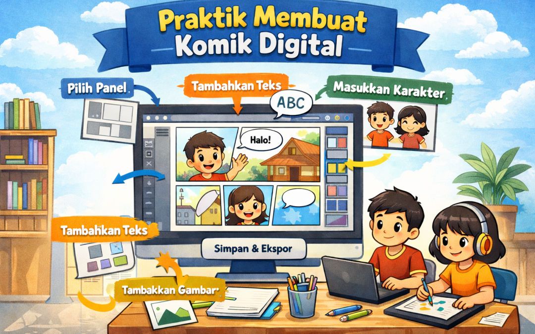 Kursus 2. Praktik Membuat Komik Digital