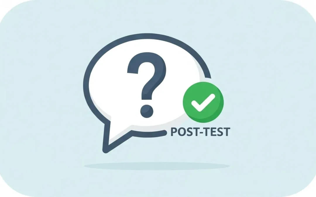 Post-Test & Evaluasi Program